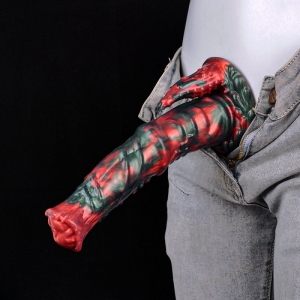 Gode Fantasy IKTORIX 20 x 5cm Noir et Rouge