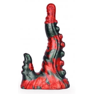 Gode Fantasy BUKOLIX 16 x 5cm Noir et Rouge Veiné