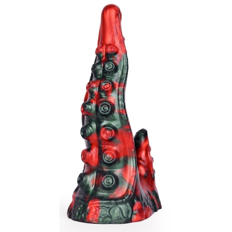Gode Fantasy BUKOLIX 16 x 5cm Noir et Rouge Veiné