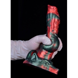 Gode Fantasy AKORIX 17 x 6cm Noir et Rouge