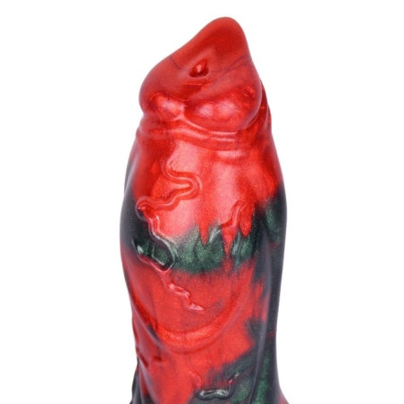 Gode Fantasy AKORIX 17 x 6cm Noir et Rouge