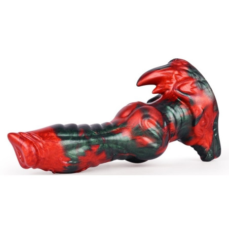 Gode Fantasy AKORIX 17 x 6cm Noir et Rouge