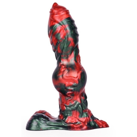 Gode Fantasy CALIORIX 20.5 x 7cm Noir et Rouge