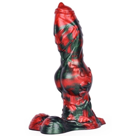 Gode Fantasy CALIORIX 20.5 x 7cm Noir et Rouge