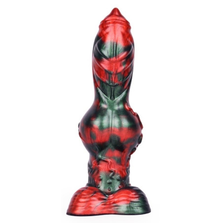 Gode Fantasy CALIORIX 20.5 x 7cm Noir et Rouge