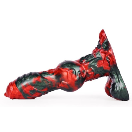 Gode Fantasy CALIORIX 20.5 x 7cm Noir et Rouge