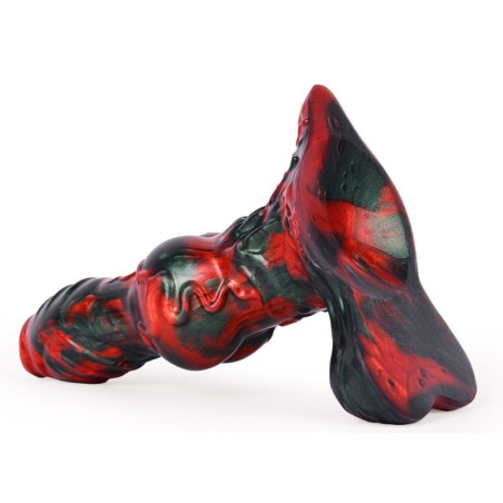Gode Fantasy CALIORIX 20.5 x 7cm Noir et Rouge