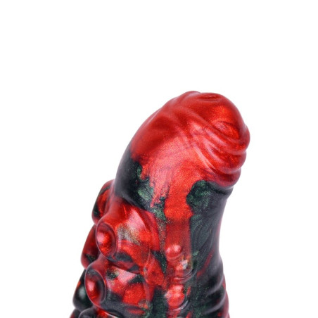Gode Fantasy GAKARIX 20 x 5.5cm Noir et Rouge Mat
