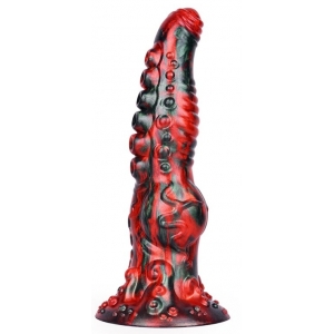 Gode Fantasy GAKARIX 20 x 5.5cm Noir et Rouge Mat