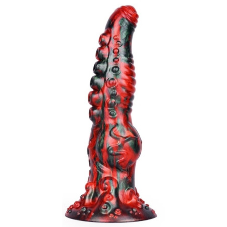 Gode Fantasy GAKARIX 20 x 5.5cm Noir et Rouge Mat