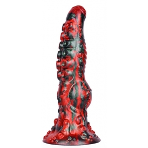 Gode Fantasy GAKARIX 20 x 5.5cm Noir et Rouge Mat