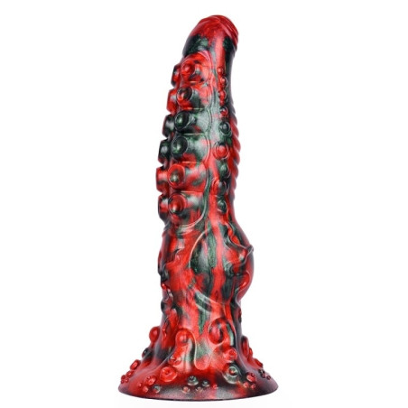 Gode Fantasy GAKARIX 20 x 5.5cm Noir et Rouge Mat