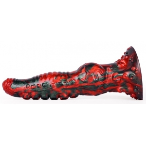 Gode Fantasy GAKARIX 20 x 5.5cm Noir et Rouge Mat