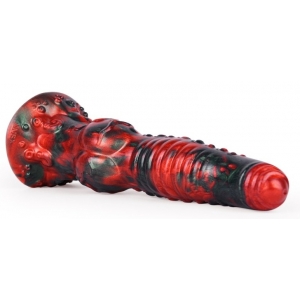 Gode Fantasy GAKARIX 20 x 5.5cm Noir et Rouge Mat