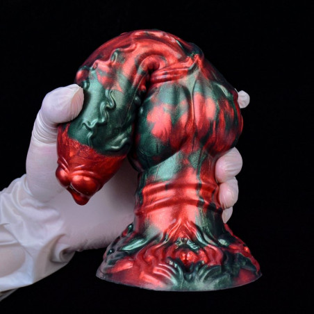 Gode Fantasy FLORIX 20 x 7cm Noir et Rouge