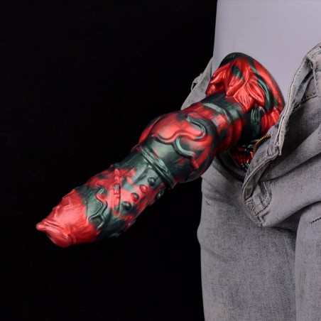 Gode Fantasy FLORIX 20 x 7cm Noir et Rouge