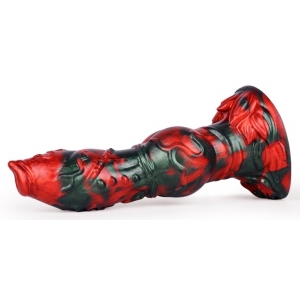 Gode Fantasy FLORIX 20 x 7cm Noir et Rouge