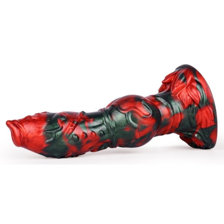 Gode Fantasy FLORIX 20 x 7cm Noir et Rouge