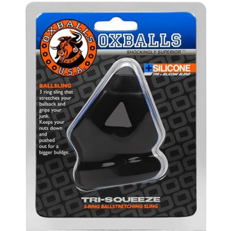 Ballstretcher Oxballs noir Tri Squeeze Innovant et original