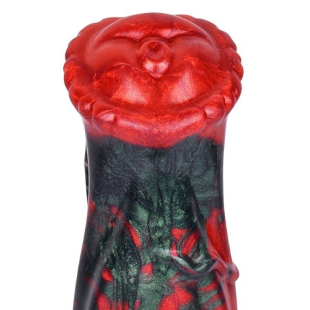 Gode Fantasy JOFORTIX 23 x 7cm Noir et Rouge Mat