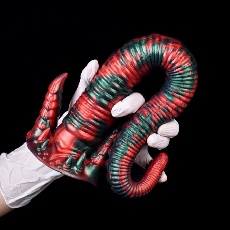 Gode Fantasy DOTURIX 40 x 5cm Noir et Rouge