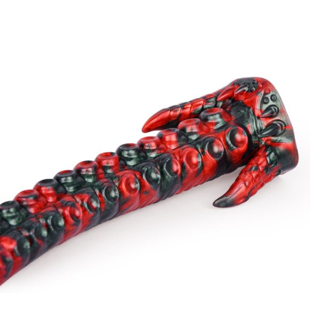 Gode Fantasy DOTURIX 40 x 5cm Noir et Rouge