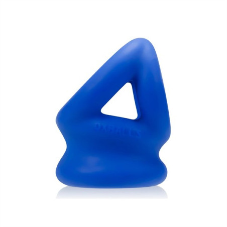 Ballstretcher Oxballs Bleu Tri Squeeze en TPR silicone