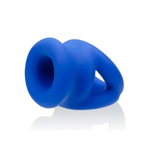 Ballstretcher Oxballs Bleu Tri Squeeze en TPR silicone