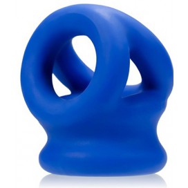 Ballstretcher Oxballs Bleu Tri Squeeze en TPR silicone