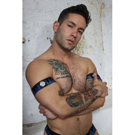 Brassards EQUALIZER Noirs et bleus de Breedwell