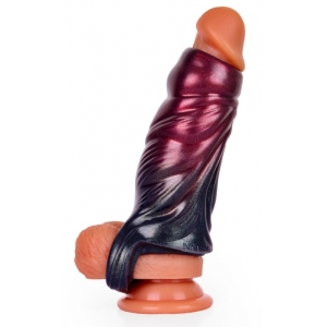 Manchon de pénis WISERIX M Forme Monster 11.5 cm