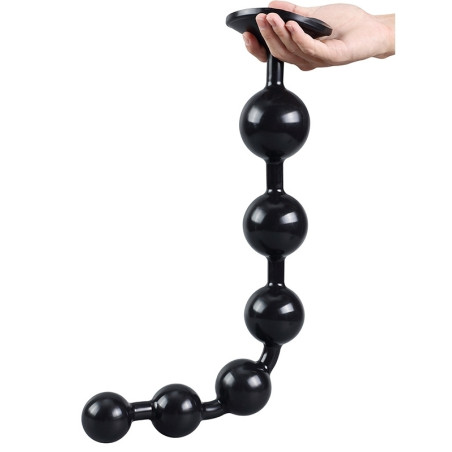 Boules anales Silicone SOMASS XL Noires 58 cm 