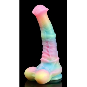 Gode Horse Phosphorescent KYMERA M 22 x 7cm Multicolore