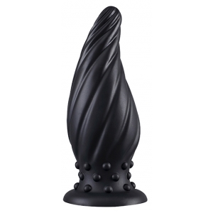 Plug Silicone SPIRAL PIK S 12.5 x 5.2cm Noir