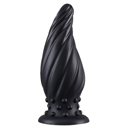 Plug Silicone SPIRAL PIK S 12.5 x 5.2cm Noir