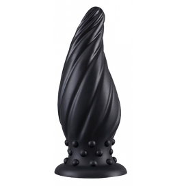 Plug Silicone SPIRAL PIK M 15 x 6.2cm Noir 2