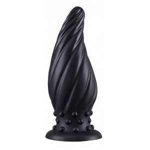 Plug Silicone SPIRAL PIK L 18.5 x 7.2cm Noir