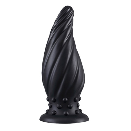 Plug Silicone SPIRAL PIK L 18.5 x 7.2cm Noir