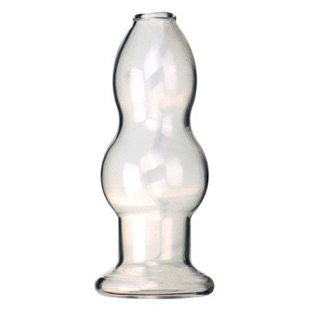 Plug creux en verre HOLL'EAU L de 12 x 5 cm
