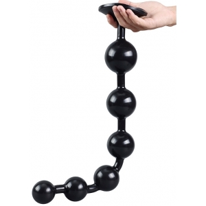 Boules anales SOMASS M Noires de 39 x 5.8 cm