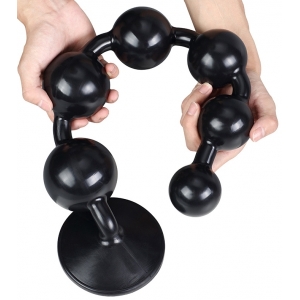 Boules anales SOMASS M Noires de 39 x 5.8 cm