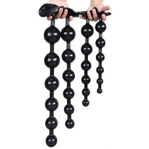 Boules anales SOMASS M Noires de 39 x 5.8 cm