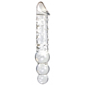 Gode en Verre THREEBALL L 29 x 5cm Transparent 2