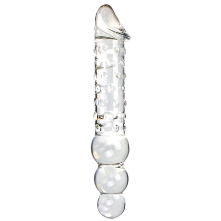 Gode en Verre THREEBALL L 29 x 5cm Transparent