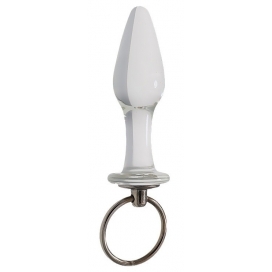 Plug en verre POINTY GLASS de 10 x 3 cm