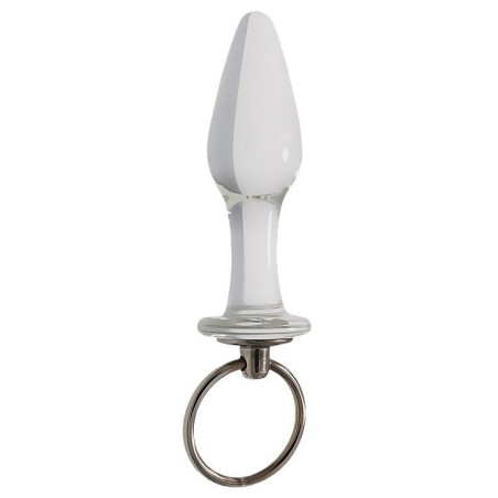 Plug en verre POINTY GLASS de 10 x 3 cm