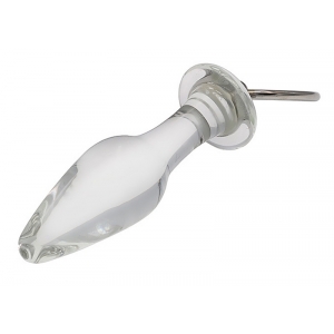 Plug en verre POINTY GLASS de 10 x 3 cm