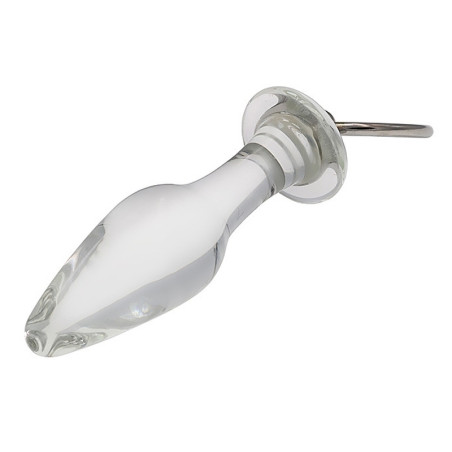 Plug en verre POINTY GLASS de 10 x 3 cm
