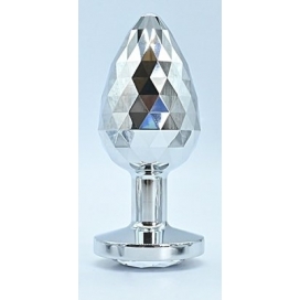 Plug Bijou IKONIK DIAMOND L 8 x 4 cm Argent 2