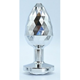 Plug Bijou IKONIK DIAMOND M 7 x 3.3cm Argent 2